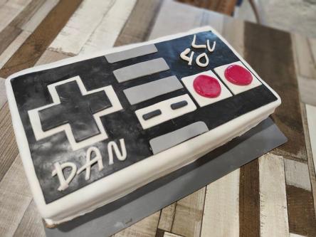 gâteau Nintendo rétro