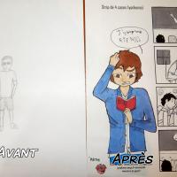 évolution du dessin après un stage manga