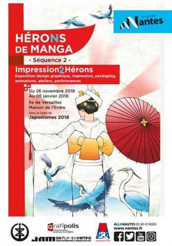 Hérons de manga séquence 2