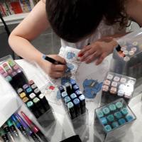 stage manga chibi et mascottes - mise en couleurs